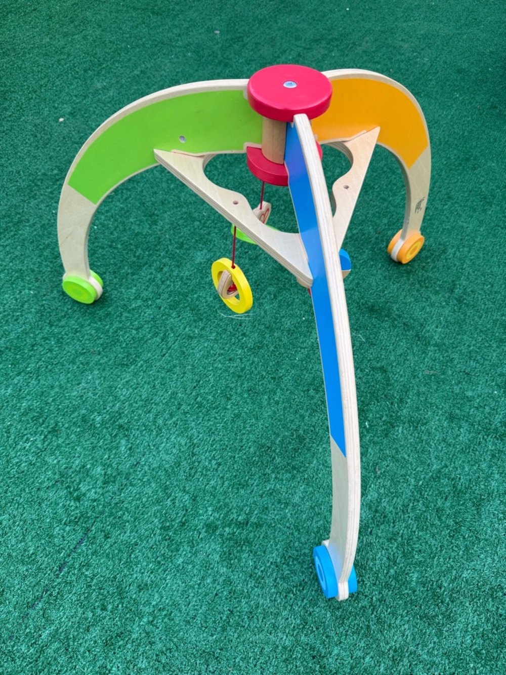 Activity Hape Wooden Baby Play Gym - Blue & Green - Picture 9 of 10